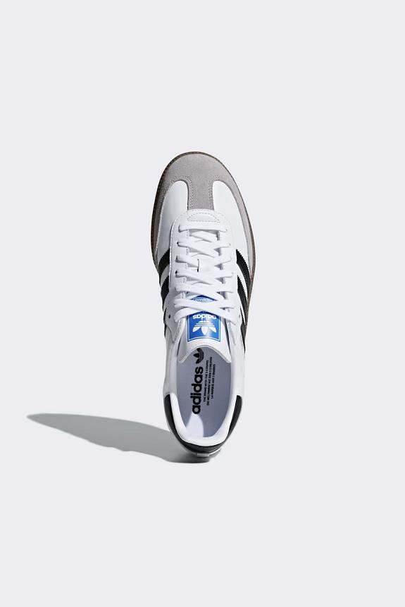 Samba OG White Black Adidas Herre Retro
